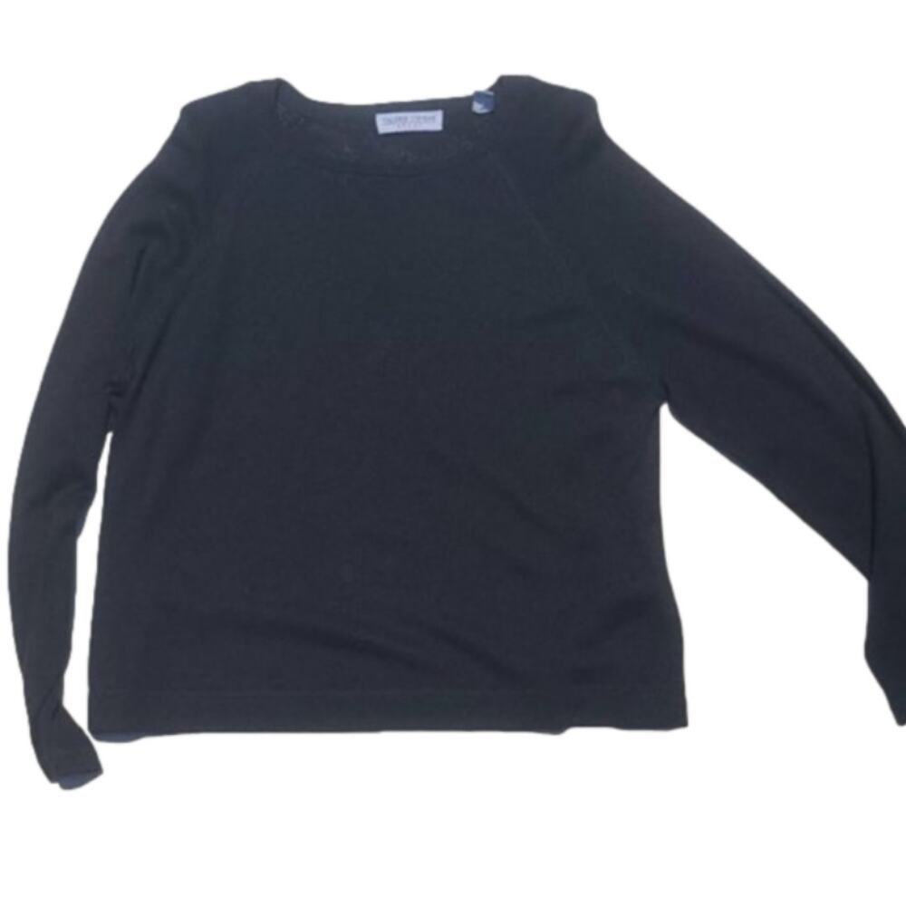Valerie Stevens black long sleeve sweater